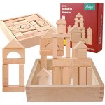 Kalwl - qmyawka blocs de construction en bois naturel, cubes a empiler enfant, cube en bois, 22 blocs ... Kalwl - qmyawka blocs de construction en bois naturel, cubes a empiler enfant, cube en bois, 22 blocs ...