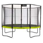 Kangui - trampoline de jardin 365 cm + filet de s�curit� punchi vert 360