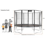 Kangui trampoline punchi aloe 360 avec 3 accessoires