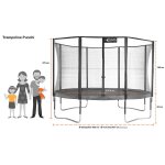 Kangui trampoline punchi aloe 430 avec 3 accessoires