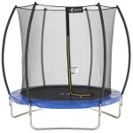 Kangui - trampoline rond Ø250cm avec filet de s�curit� int�rieur - bleu - fpr 250
