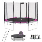 Kangui - trampoline rond Ø360cm avec filet, echelle, bâche et kit d'ancrage - ralli 360 Kangui - trampoline rond Ø360cm avec filet, echelle, bâche et kit d'ancrage - ralli 360