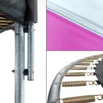 Kangui - trampoline rond Ø360cm avec filet de scurit - ralli 360