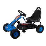 Kart acier - r�glable - frein � main - max 35 kilo - 3 - 4 ans - bleu / noir