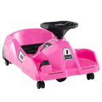 Kart de nettoyage electrique 79 x 46 x 37 cm avec t�l�commande 3 vitesses design moderne en pp rose helloshop2 ...