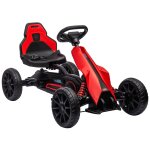 Kart a p�dales enfant go kart formule 1 racing aileron avant carter chaine ferm� si�ge r�glable avec ...