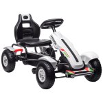 Kart a p�dales enfant go kart formule 1 racing passione italia pneus gonflables caoutchouc blanc