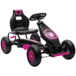 Kart a p�dales enfant go kart formule 1 racing super power 5 aileron avant pneus gonflables caoutchouc ...