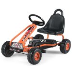 Kart a p�dales enfants si�ge r�glable 92 x 50 x 53 cm propulseur ergonomique roues antid�rapantes en ...