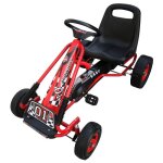 Kart voiture a pdale gokart rouge enfant jeux jouets 0102006 helloshop26 0102006 / 2