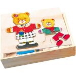 Kasfl - puzzle a habiller - ours mère et enfant Kasfl - puzzle a habiller - ours mère et enfant