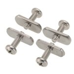 Kayak cano bateau vis piste ecrous acier inoxydable rail rail matriel engrenage assemblage kit de remplaceme ...