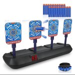 Kcbbe cible pour nerf cible de tir de jeu automatique avec effet lumineux et sonore pour nerf n - strike ...