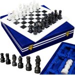 Kgabery - echiquier marbre echequiers luxe, jeu d echecs luxe - echiquier en marbre avec coffre. jeux ...