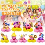 Kirby thème décoration de fête d'anniversaire assez mignon fournitures de fête intéressantes Kirby thème décoration de fête d'anniversaire assez mignon fournitures de fête intéressantes