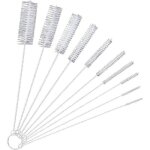 Kit de 10 brosses de nettoyage pour tubes, pour gobelets, verres, biberons, pailles, thermos, contenants ... Kit de 10 brosses de nettoyage pour tubes, pour gobelets, verres, biberons, pailles, thermos, contenants ...