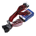 Kit de 12 lampes stroboscopiques a lumi�re clignotante ultra led, pour voiture et camion t�l�command�s ...