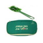 Kit accessoires loto bingo 3 en 1 - trousse + baton ramasse jetons magnetique + 100 pions aimantes vert ...