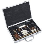 Kit d'accessoires de nettoyage de baril de fusil universel, ensemble de brosses, bote en aluminium, ...