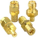Kit d'adaptateur de connecteur sma vers smb 4 kit de connecteur de type sma vers smb pour drone fpv / ... Kit d'adaptateur de connecteur sma vers smb 4 kit de connecteur de type sma vers smb pour drone fpv / ...