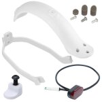 Kit arri�re pour scooter electrique m365, garde - boue, feu arri�re, pneu, eclaboussures, support d'aile ...