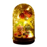 Kit artisanal veilleuse diy - crez votre propre mini jardin de plantes, kits d'artisanat ours lumineux ...