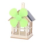 Kit d'assemblage electronique de maisons solaires avec moteurs a roue, kit de bricolage, jouets stem, ...