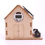 Kit d'assemblage de mod�les d'horloge a energie solaire, jouets stem pour enfants, education scientifique, ...