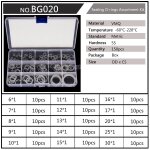 Kit d'assortiment de joints toriques etanches en silicone blanc, de 6mm a 35mm cs1 mm 150mm 225mm 1. ... Kit d'assortiment de joints toriques etanches en silicone blanc, de 6mm a 35mm cs1 mm 150mm 225mm 1. ...