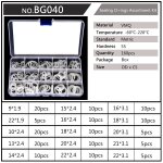 Kit d'assortiment de joints toriques etanches en silicone blanc, de 6mm a 35mm cs1 mm 150mm 225mm 1. ... Kit d'assortiment de joints toriques etanches en silicone blanc, de 6mm a 35mm cs1 mm 150mm 225mm 1. ...