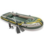 Kit bateau gonflable seahawk 4 avec rames et gonfleur - 4 places