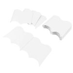 Kit de bordures de jardin  emboter, rsistantes aux intempries,  marteler, blanches, 20 pices