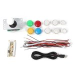 Kit de boutons de jeu d'arcade diy cy - 822a, joystick de combat, contrôleur a bascule pour raspberry ... Kit de boutons de jeu d'arcade diy cy - 822a, joystick de combat, contrôleur a bascule pour raspberry ...
