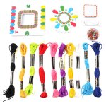 Kit de fabrication de bracelets d'amiti, bijoux portables, bricolage, artisanat, voyage, activit, cadeaux, ...