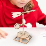 Kit de bricolage de girouette a vent a faire soi - même pour enfant, modèle en bois pour etudiant en ... Kit de bricolage de girouette a vent a faire soi - même pour enfant, modèle en bois pour etudiant en ...