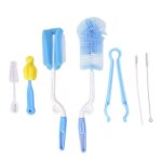 Kit de brosses de nettoyage pour biberons, ensemble de 7 pièces, tête rotative a 360 degrés, eponge de ... Kit de brosses de nettoyage pour biberons, ensemble de 7 pièces, tête rotative a 360 degrés, eponge de ...