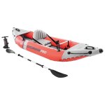 Kit cano gonflable 1 place excursion pro k2 avec rames et gonfleur - intex