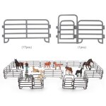 Kit de modèle de clôture miniature cheval corbeau, accessoires de clôture, ensemble de jeu pour enfants, ... Kit de modèle de clôture miniature cheval corbeau, accessoires de clôture, ensemble de jeu pour enfants, ...