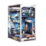 Kit de coin livre diy, serre - livres puzzle en bois 3d inspiré de l'espace pour décoration d'étagère, ... Kit de coin livre diy, serre - livres puzzle en bois 3d inspiré de l'espace pour décoration d'étagère, ...