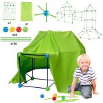 Kit de construction de bricolage pour enfants construisent des tentes de chateaux forts ensemble de jeu ...