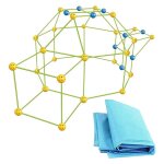 Kit de construction de ch�teau, tunnel, tente de jeu, tour d'int�rieur et d'ext�rieur pour gar�ons et ...