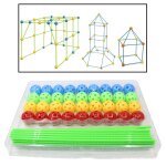 Kits de construction de forts durables pour enfants, chteau a fuse, pour garons et filles, cadeau ...