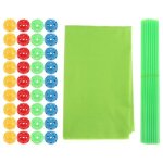 Kit de construction de fort pour enfants, 174 pices, bricolage, construction flexible de chteau, tunnels, ...