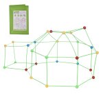 Kit de construction de fort pour enfants, chteau, tunnel, tentes, maison de jeu, bricolage 3d, jouet ...