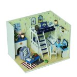 Kit de construction de maison de poup�e miniature, meubles en bois, maison de r�ve, jouets pour enfants, ...