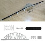 Kit de construction de paysage de chemin de fer, modle de viaduc de simulation 26x pour dcor de table ...