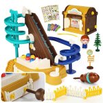 Kit de construction de piste, montagnes russes, parc d'attractions, blocs de construction a assembler, ... Kit de construction de piste, montagnes russes, parc d'attractions, blocs de construction a assembler, ...