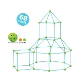 Kit de construction de tente a monter soi - m�me, jouets de construction, de ch�teau, de tunnel, cadeau ...