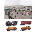Kit de construction de train et de train, ensemble de mod�les de locomotive electrique, moteur a vapeur ...