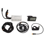 Kit de conversion de vélo électrique, avec contrôleur sans balais à 3 modes 17a, panneau s866, accélérateur ... Kit de conversion de vélo électrique, avec contrôleur sans balais à 3 modes 17a, panneau s866, accélérateur ...